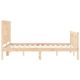 Bed Frame without Mattress 120x200 cm Solid Wood Pine 3192421