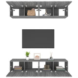 TV Cabinets 4 pcs Grey Sonoma 80x30x30 cm Engineered Wood 3114188