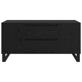 Coffee Table Black Oak 102 x 44.5 x 50 cm Engineered Wood 882698