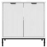 Bathroom Sink Cabinet White 60.5 x 33.5 x 61 cm Engineered wood 883414