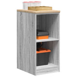 Garage Storage Cabinet Grey Sonoma 40x51x85 cm Solid Wood Pine 860540