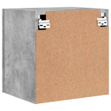 TV Wall Cabinets 2 pcs Concrete Grey 40.5x30x40 cm Engineered Wood 836903