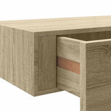 Wall-mounted Drawer Shelf Oak 60x23.5x10cm MDF 330261