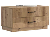 Bedside Cabinet Artisan Oak 62 x 34.5 x 44.5 cm Engineered Wood 895244