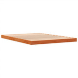 Bed Frame without Mattress Wax Brown 140x190 cm Solid Wood Pine 847154