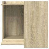 Cat Litter Box Enclosure Sonoma Oak 53x53x51 cm Engineered Wood 857753