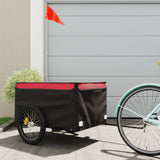 Bike Trailer Black and Red 45 kg Iron 94090
