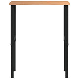 Workbench Light Brown 80x60x cm Solid Wood Oak 3309696