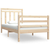 Bed Frame without Mattress 90x190 cm Single Solid Wood 3105280