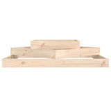 Planter 112x112x27 cm Solid Wood Pine 823885
