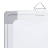 Magnetic Whiteboard Foldable 100x100x1.7 cm Aluminium 4005354
