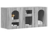 Sideboard Grey Sonoma 100 x 35 x 59 cm Engineered Wood 891350