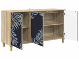 Sideboard DOKKUM Sonoma 102 x 33 x 75 cm Engineered Wood 8006957