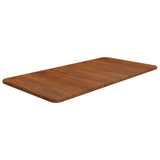 Bathroom Countertop Dark Brown 80x40x1.5cm Treated Solid Wood 343024