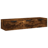 Wall Cabinet Smoked Oak 102x30x20 cm Engineered Wood 817096