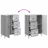 Sideboard Grey Sonoma 66 x 34.5 x 90 cm Engineered Wood 895551