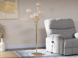 Crystal Floor Lamps for Living Room Bedroom with 5 Light, Modern Upright Standing Lamp, 34x25x156cm, T3398P343149
