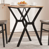 ZNTS Dining Table Legs Y-Frame 60x50x73 cm Steel 357929