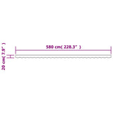 Replacement Fabric for Awning Valance Blue and White Stripe 6 m 367749