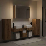 Bathroom Furniture Set 6 pcs Artisan Oak 3407142