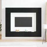 TV Cabinet 8 pcs Black 221 x 30 x 180 cm Engineered wood 3393454