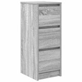Sideboard Grey Sonoma 29.5x34x76 cm Engineered Wood 861639