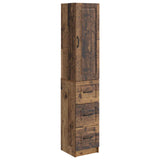 Cabinet Set 2 pcs Old Wood 33 x 34.5 x 87 cm Engineered Wood 3416977
