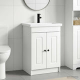 Bathroom Furniture Set High Gloss White 56 x 37.5 x 81 cm 3404168