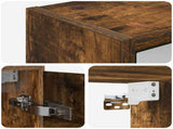 Bathroom Mirror Cabinet Smoked Oak 63.5 x 16 x 62.5 cm 889163