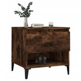 Side Table Smoked Oak 50x46x50 cm Engineered Wood 819558