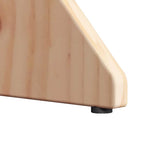 Coffee Table 2 pcs Natural Solid pine wood 873565