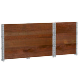 Garden Planter Brown 100x50 cm Solid Wood Pine 3295430