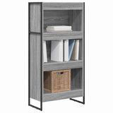 Book Cabinet Grey Sonoma 60 x 30 x 121 cm Engineered Wood 886393