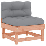 Middle Sofas with Cushions 2 pcs Solid Wood Douglas 825462