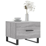Coffee Tables 2 pcs Grey Sonoma 50x50x40 cm Engineered Wood 829457
