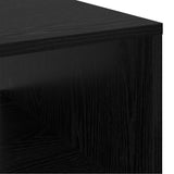 Coffee Table Black Oak 102 x 55 x 35 cm Engineered Wood 875121