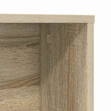 Desk with Shelf Sonoma Oak 91 x 50 x 149 cm Engineered Wood 869260