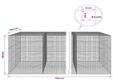 Gabion with 5 mm Wire and 5x5 cm Mesh 700x100x150 cm 3464384