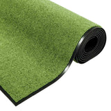 Doormat Other Green and Black 120 x 300 cm Polyamide and PVC 4100730