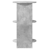 Side Cabinet Concrete Grey Engineered Wood 899837