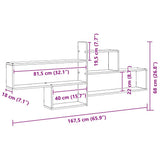 Wall Shelf Artisian Oak 167.5x18x68 cm Engineered Wood 853325