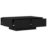 Coffee Table Black Oak 90 x 60 x 31 cm Engineered Wood 862634