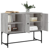 Sideboard Grey Sonoma 100x40x79.5 cm Engineered Wood 831821