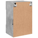 TV Wall Cabinet with LED Lights Concrete Grey 40x30x60.5 cm 837084