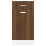 Drawer Bottom Cabinet Lyon Brown Oak 40x46x81.5 cm Engineered Wood 815572