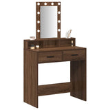 Dressing Table Brown 79 x 41 x 140 cm Engineered wood 865169