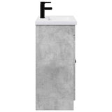 Bathroom Furniture Set Concrete Grey 78.5 x 37.5 x 81 cm 3404137