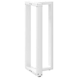Bar Table Legs T-Shaped 2 pcs White 50x35x cm Steel 4013089