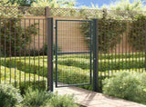 145774 Mesh Garden Gate Galvanised Steel 100x175 cm Grey