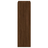 TV Wall Cabinet Brown Oak 40.5x30x102 cm Engineered Wood 836937